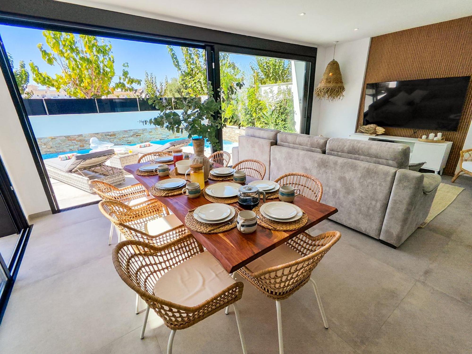Villa Murcia - Private Heated Pool & Jacuzzi Santiago De La Ribera Ngoại thất bức ảnh