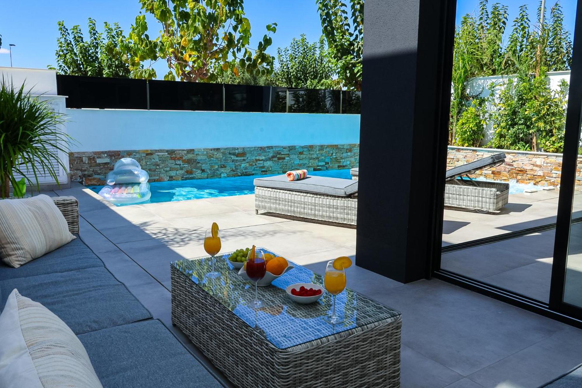 Villa Murcia - Private Heated Pool & Jacuzzi Santiago De La Ribera Ngoại thất bức ảnh